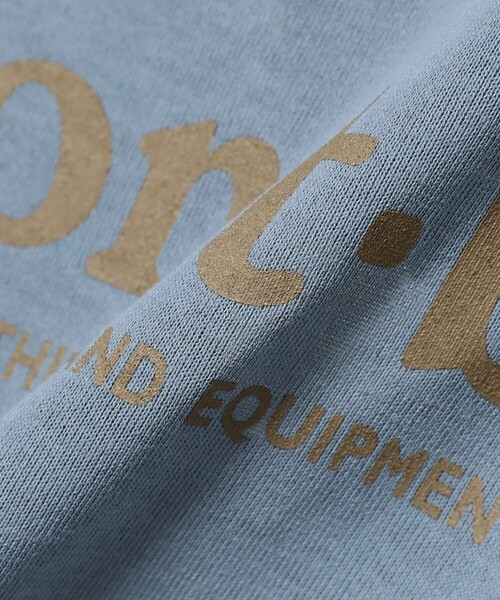 mont-bell（モンベル）の「【別注】mont-bell /  ロゴ プリント Tシャツ（Tシャツ/カットソー・メンズ・ダークグレー/ホワイト/ライトグレー/ブルー・SMALL/MEDIUM/LARGE/X-LARGE）」の10枚目の写真