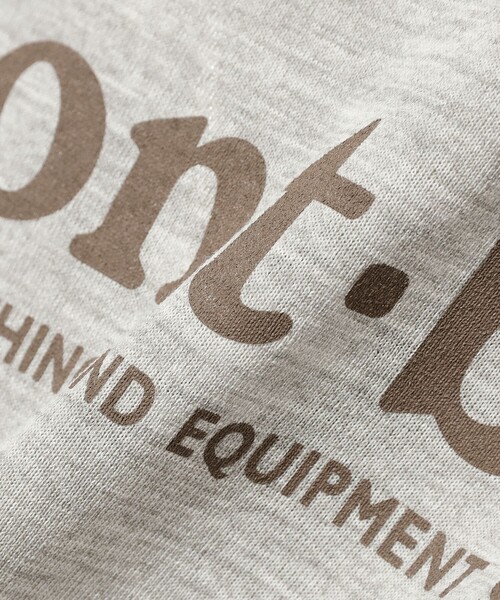 mont-bell（モンベル）の「【別注】mont-bell /  ロゴ プリント Tシャツ（Tシャツ/カットソー・メンズ・ダークグレー/ホワイト/ライトグレー/ブルー・SMALL/MEDIUM/LARGE/X-LARGE）」の16枚目の写真