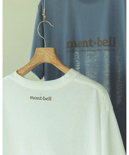 mont-bell（モンベル）の「【別注】mont-bell /  ロゴ プリント Tシャツ（Tシャツ/カットソー・メンズ・ダークグレー/ホワイト/ライトグレー/ブルー・SMALL/MEDIUM/LARGE/X-LARGE）」の21枚目の写真