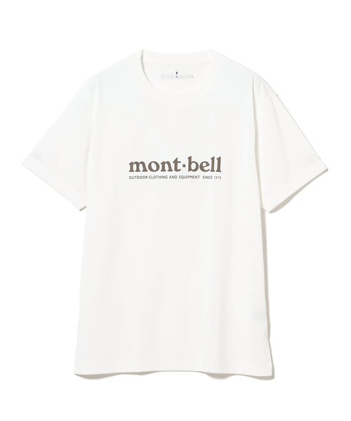 mont-bell（モンベル）の「【別注】mont-bell /  ロゴ プリント Tシャツ（Tシャツ/カットソー・メンズ・ダークグレー/ホワイト/ライトグレー/ブルー・SMALL/MEDIUM/LARGE/X-LARGE）」の8枚目の写真