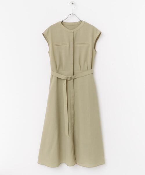 URBAN RESEARCH ROSSO WOMEN（アーバンリサーチ　ロッソ）の「『UR TECH DRYLUXE』ポケットデザインワンピース（ワンピース・レディース・ブルー/チャコールグレー/ライトベージュ・FREE）」の15枚目の写真