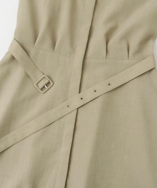 URBAN RESEARCH ROSSO WOMEN（アーバンリサーチ　ロッソ）の「『UR TECH DRYLUXE』ポケットデザインワンピース（ワンピース・レディース・ブルー/チャコールグレー/ライトベージュ・FREE）」の13枚目の写真