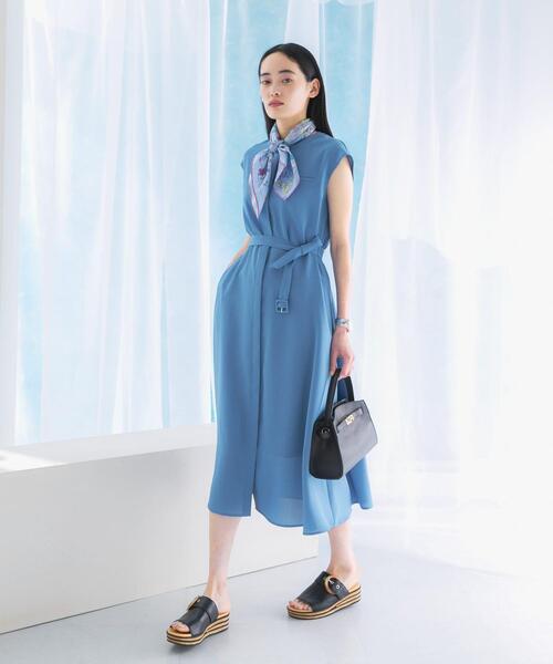 アーバンリサーチ ロッソ（URBAN RESEARCH ROSSO）/『UR TECH DRYLUXE』ポケットデザインワンピース セール】『UR TECH DRYLUXE』ポケットデザインワンピース（ワンピース