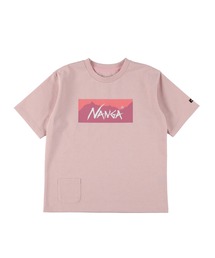 NANGA（ナンガ）の「ECO HYBRID BOX LOGO KIDS TEE/エコハイブリッドボックスロゴキッズティー(キッズ)（Tシャツ/カットソー）」