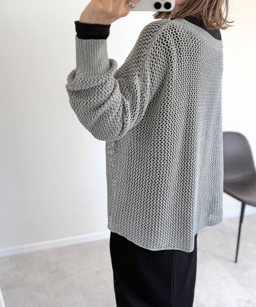 アパルトモン　 メッシュ　ニット　未使用‼️ Mesh Knit（ニット／セーター）｜L'Appartement（アパルトモン