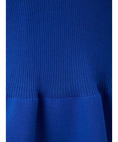 Mila Owen（ミラオーウェン）の「アメスリタンクリボンペプラムニットSET（ニット/セーター・レディース・ホワイト/ブルー/ブラック・0/1）」の6枚目の写真