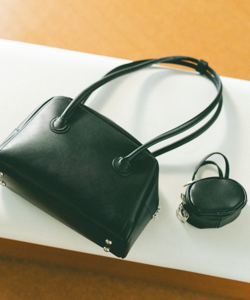 ロングハンドルミニポーチボストンバッグ（ショルダーバッグ）｜VANNIE