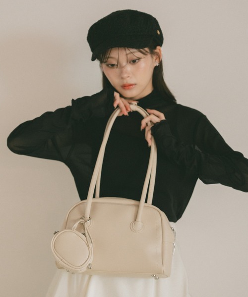 9/1までみゅう様お取り置き中【vanessabruno】 ボストンバッグ 9/1までみゅう様お取り置き中【vanessabruno】 ボストンバッグ