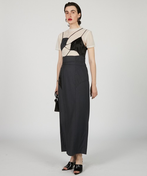 PRANK PROJECT（プランクプロジェクト）の「ランダムカットアウトドレス / Random Cut-out Dress（ドレス・レディース・ブラック/グレー・36/38）」の14枚目の写真