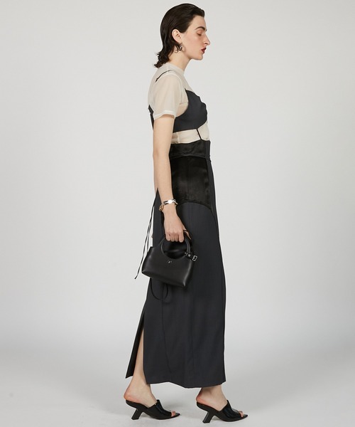 PRANK PROJECT（プランクプロジェクト）の「ランダムカットアウトドレス / Random Cut-out Dress（ドレス・レディース・ブラック/グレー・36/38）」の12枚目の写真