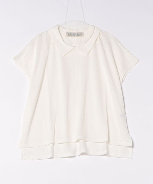セール】襟付きリネンプルオーバー（Tシャツ/カットソー