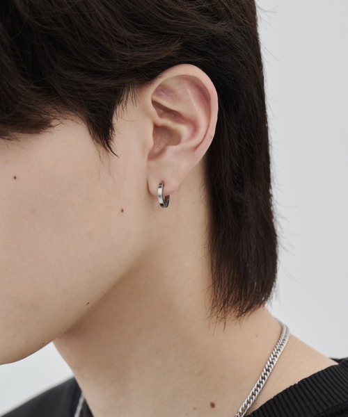 セール】【 金属アレルギー対応 】シンプルフープピアス