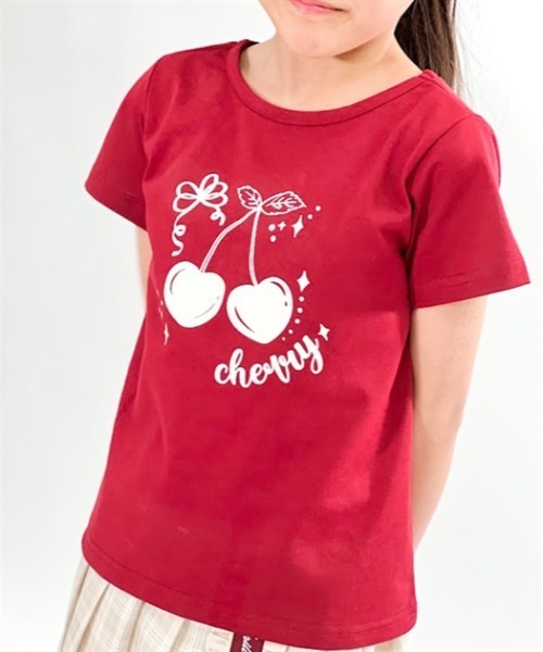 axes femme(アクシーズファム)の「ハートチェリーTシャツ(Tシャツ/カットソー・キッズ・レッド/ホワイト/ネイビー・MEDIUM/LARGE/X-LARGE)」の16枚目の写真