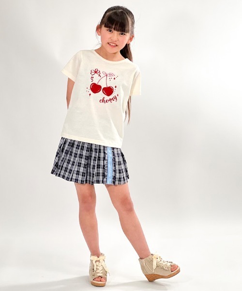 axes femme(アクシーズファム)の「ハートチェリーTシャツ(Tシャツ/カットソー・キッズ・レッド/ホワイト/ネイビー・MEDIUM/LARGE/X-LARGE)」の11枚目の写真
