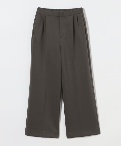 UNITED ARROWS(ユナイテッドアローズ)の「LIGHT SPONGY ワイドパンツ(その他パンツ・レディース・ブラック/オフホワイト/ダークグレー・38/40/34/36)」の4枚目の写真