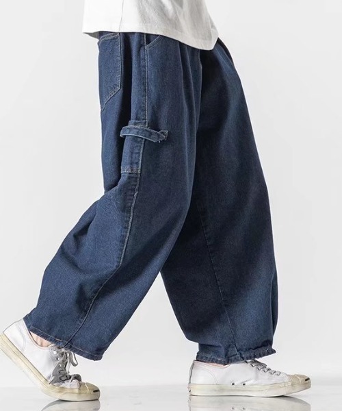 REBALANCE(リバランス)の「ワイドデニム(デニムパンツ・メンズ・A・MEDIUM/LARGE/X-LARGE)」の1枚目の写真