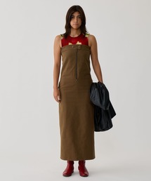 BEEDEN（ビーデン）の「HERRING BONE BARE OP（ワンピース）」