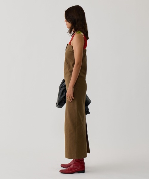 BEEDEN（ビーデン）の「HERRING BONE BARE OP（ワンピース・レディース・ブラック/ブラウン・SMALL/MEDIUM）」の10枚目の写真