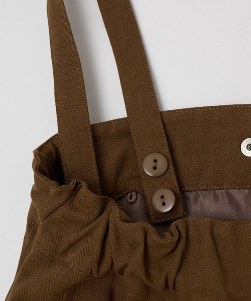 BEEDEN（ビーデン）の「HERRING BONE BARE OP（ワンピース・レディース・ブラック/ブラウン・SMALL/MEDIUM）」の3枚目の写真