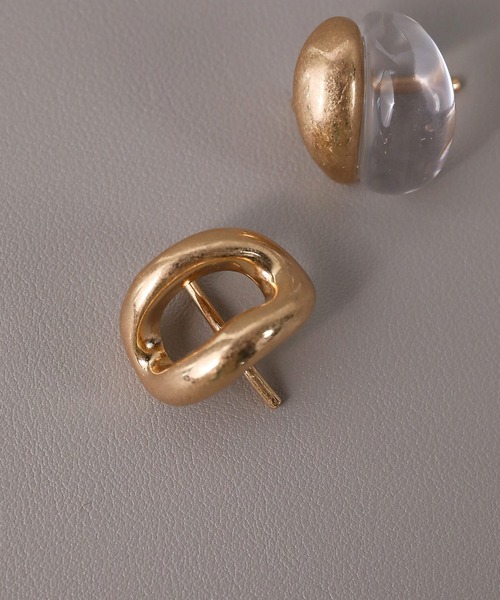 voov（ブーブ）の「2set クリア × メタル ニュアンス オーバル マット ミニヘアカフ（その他ヘアアクセサリー・レディース・シルバー/ゴールド・フリー）」の5枚目の写真