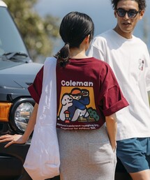 COLEMAN | Coleman/コールマン Coleman×matsui×FREAK'S STORE 別注 コールマン matsui hug Ⅱ SS TEE バックプリント クルーネック 半袖T(Tシャツ/カットソー)