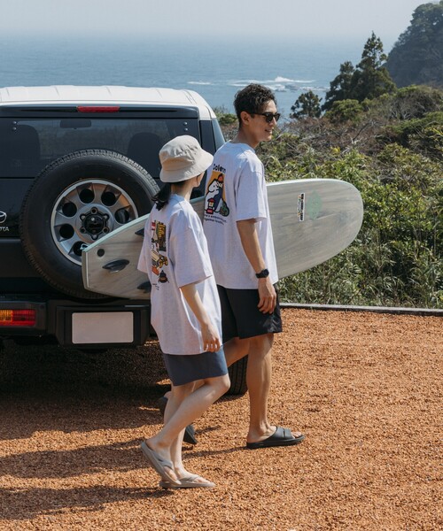 COLEMAN（コールマン）の「Coleman/コールマン Coleman×matsui×FREAK'S STORE 別注 コールマン matsui hug Ⅱ SS TEE バックプリント クルーネック 半袖T（Tシャツ/カットソー・メンズ・ホワイト/ワインレッド/チャコールグレー/ライトグレー・MEDIUM/SMALL/LARGE）」の20枚目の写真