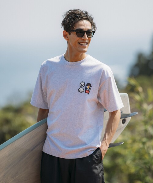 COLEMAN（コールマン）の「Coleman/コールマン Coleman×matsui×FREAK'S STORE 別注 コールマン matsui hug Ⅱ SS TEE バックプリント クルーネック 半袖T（Tシャツ/カットソー・メンズ・ホワイト/ワインレッド/チャコールグレー/ライトグレー・MEDIUM/SMALL/LARGE）」の9枚目の写真