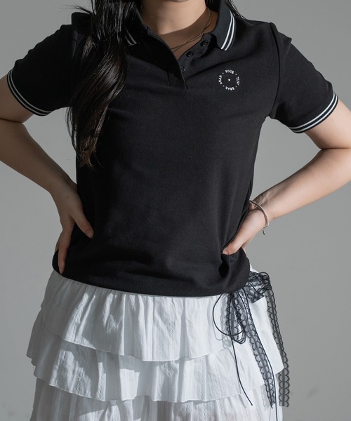 apres jour mignon(アプレジュールミニョン)の「アソートポロシャツ【ZOZOTOWN限定アイテム】(ポロシャツ・レディース・ボルドー/ネイビー/ブラック/ピンク/グリーン系その他/ブラウン系その他・X-LARGE/フリー)」の7枚目の写真