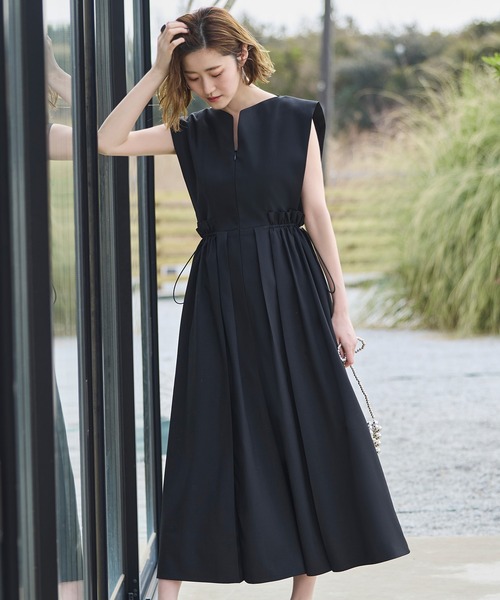 セール】洗える ストレッチ ｜ ウエスト ドロスト ワイド