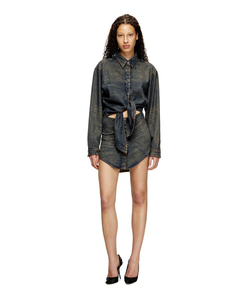 DIESEL デニムドレス ウィメンズ デニムドレス DE-ELLIT-S（ワンピース）｜DIESEL