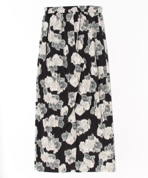 Q（キュー）の「フラワープリントストレートパンツ（その他パンツ・レディース・ブラック系1/ブラック系・MEDIUM）」の5枚目の写真