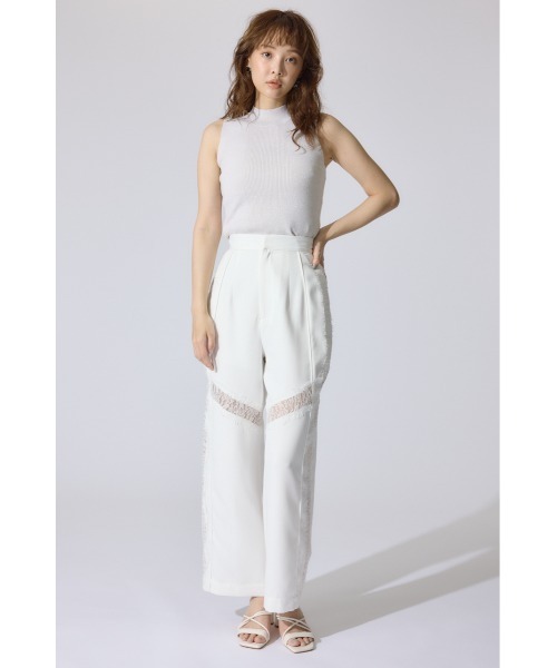 rienda（リエンダ）の「ウォッシャブルリブタンクトップ　夏服 サマーニット ノースリーブトップス（タンクトップ・レディース・ブラック/ブラウン/グレー/アイボリー・SMALL/MEDIUM）」の11枚目の写真