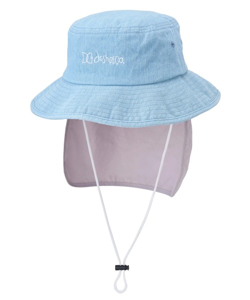 DC SHOES(ディーシーシューズ)の「25 SHADE HAT/DCストラップ付き日焼け対策シェード付きバケハ(バケットハット)(ハット・メンズ・ブラック/ライトブルー/ブラック系その他・FREE)」の15枚目の写真