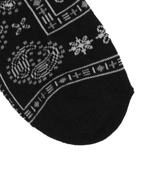 WEGO（ウィゴー）の「WEGO/ペイズリーソックス（ソックス/靴下・メンズ・ブラック/ホワイト・25-27CM）」の8枚目の写真