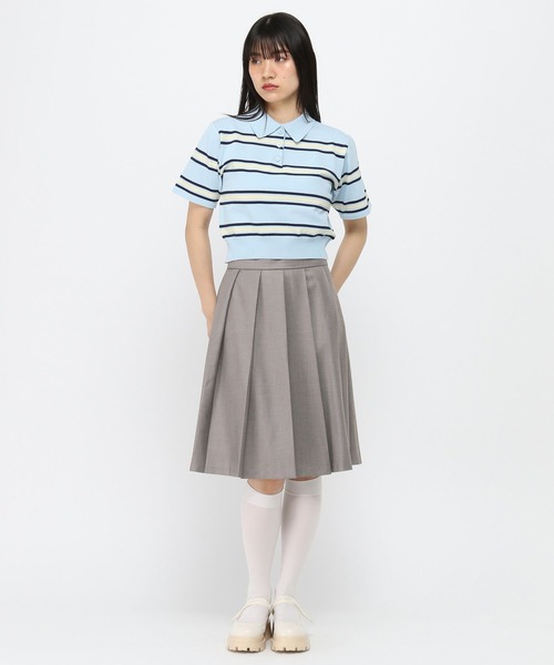 3.3 Field Trip (3.3フィールドトリップ)の「3.3 Field Trip/3WAYプリーツスカート(スカート・レディース・チャコール/グレー・SMALL/MEDIUM)」の3枚目の写真