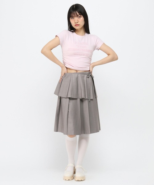 3.3 Field Trip (3.3フィールドトリップ)の「3.3 Field Trip/3WAYプリーツスカート(スカート・レディース・チャコール/グレー・SMALL/MEDIUM)」の6枚目の写真