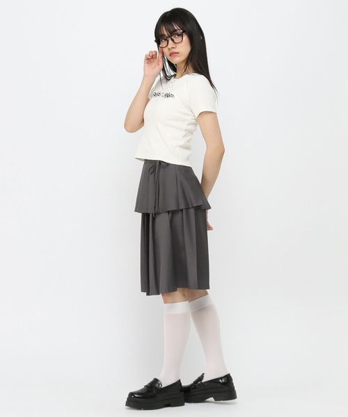 3.3 Field Trip (3.3フィールドトリップ)の「3.3 Field Trip/3WAYプリーツスカート(スカート・レディース・チャコール/グレー・SMALL/MEDIUM)」の13枚目の写真