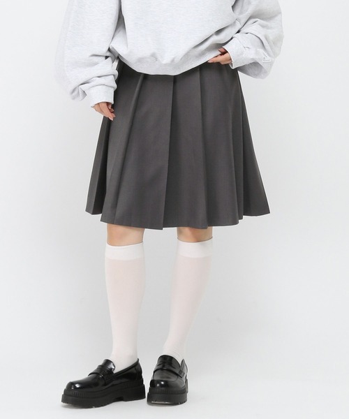 3.3 Field Trip (3.3フィールドトリップ)の「3.3 Field Trip/3WAYプリーツスカート(スカート・レディース・チャコール/グレー・SMALL/MEDIUM)」の20枚目の写真