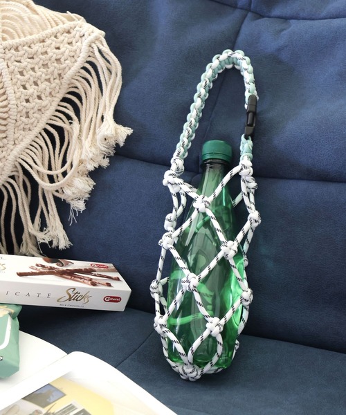 BAYFLOW（ベイフロー）の「BFコードボトルホルダー（その他雑貨・レディース・グレー/ブルー/ベージュ/イエロー/ブラック/ホワイト/グリーン・0）」の8枚目の写真