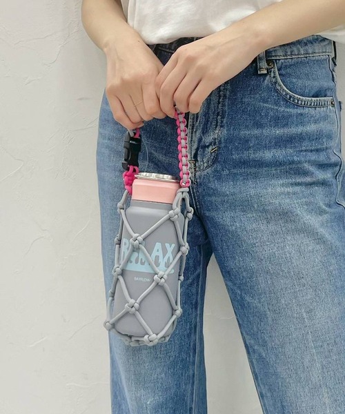 BAYFLOW（ベイフロー）の「BFコードボトルホルダー（その他雑貨・レディース・グレー/ブルー/ベージュ/イエロー/ブラック/ホワイト/グリーン・0）」の10枚目の写真