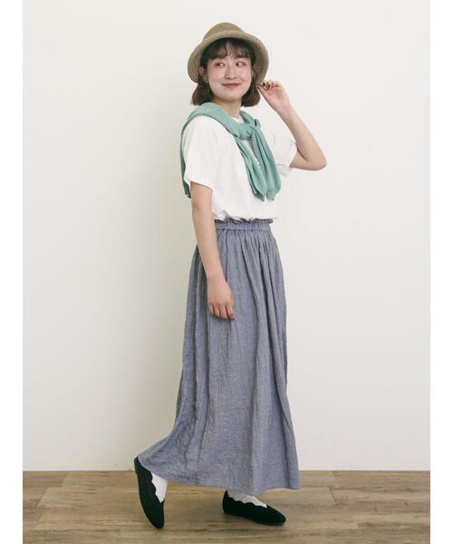 Samansa Mos2（サマンサ モスモス）の「◎アニマル刺繍Tシャツ（Tシャツ/カットソー・レディース・オフホワイト/ブルー/ブラック・F）」の10枚目の写真