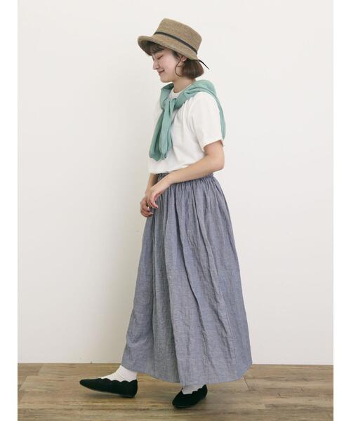 Samansa Mos2（サマンサ モスモス）の「◎アニマル刺繍Tシャツ（Tシャツ/カットソー・レディース・オフホワイト/ブルー/ブラック・F）」の11枚目の写真