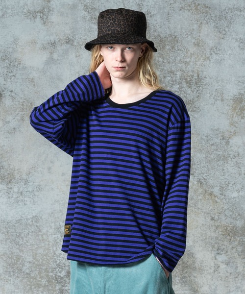 glamb グラム Loose Neck Long Sleeves T-Shirt ルーズネック ロングスリーブ Tシャツ 長袖 ロンT 送料無料 atftps セール】Loose Neck Long Sleeves T-Shirt / ルーズネックロング