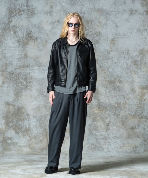 セール】Loose Neck Long Sleeves T-Shirt / ルーズネックロング