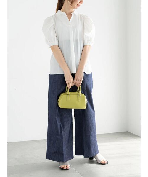 Te chichi（テチチ）の「スキッパーSH（シャツ/ブラウス・レディース・オフホワイト/ブルー/ブラック・F）」の5枚目の写真