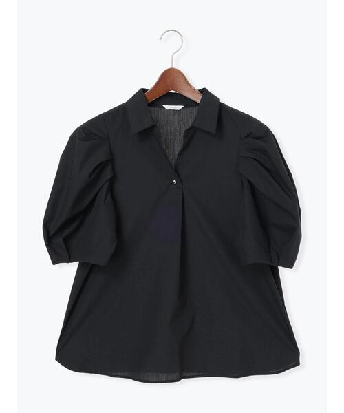 Te chichi（テチチ）の「スキッパーSH（シャツ/ブラウス・レディース・オフホワイト/ブルー/ブラック・F）」の18枚目の写真