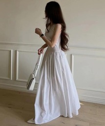 PIN（ピン）の「異素材ドッキングマキシOP（ワンピース）」