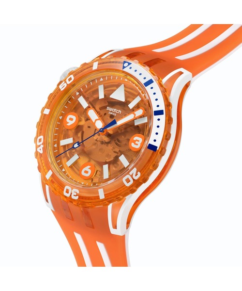 SWATCH(スウォッチ)の「BLACK SEA NETTLE(アナログ腕時計・レディース・ホワイト/ブラック/レッド/イエロー/ブルー/ピンク/オレンジ/ネイビー/グリーン・FREE)」の9枚目の写真