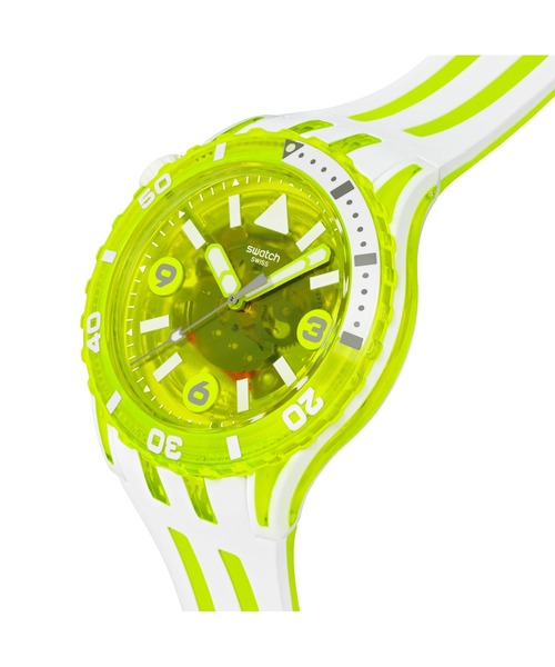 SWATCH(スウォッチ)の「BLACK SEA NETTLE(アナログ腕時計・レディース・ホワイト/ブラック/レッド/イエロー/ブルー/ピンク/オレンジ/ネイビー/グリーン・FREE)」の22枚目の写真