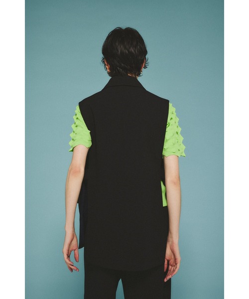 ベスト ジレ Side open gilet　　サイドオープンジレ レディース Side open gilet サイドオープンジレ（ベスト）｜HeRIN.CYE